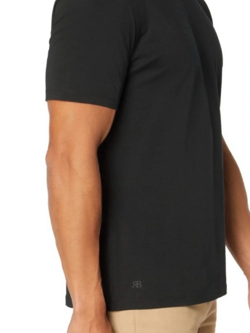 Banana Republic Men's Black V-Neck Short Sleeve Tee